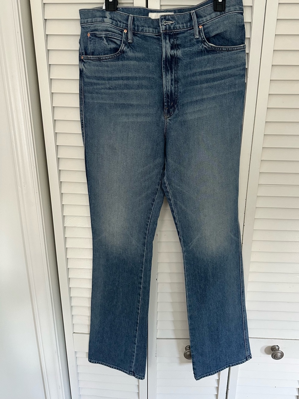 Mother Boot Cut High-Rise Jeans
